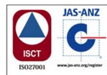 ISCT and JAS-ANZ certification logos