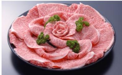 主力商品の近江牛のステーキ