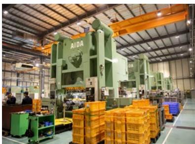 強みの一である生産設備